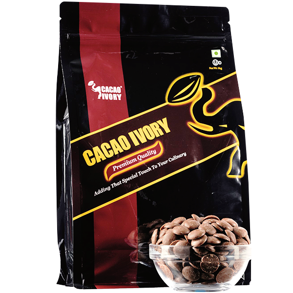 Cacao Ivory Milk 36% buttons 1kg