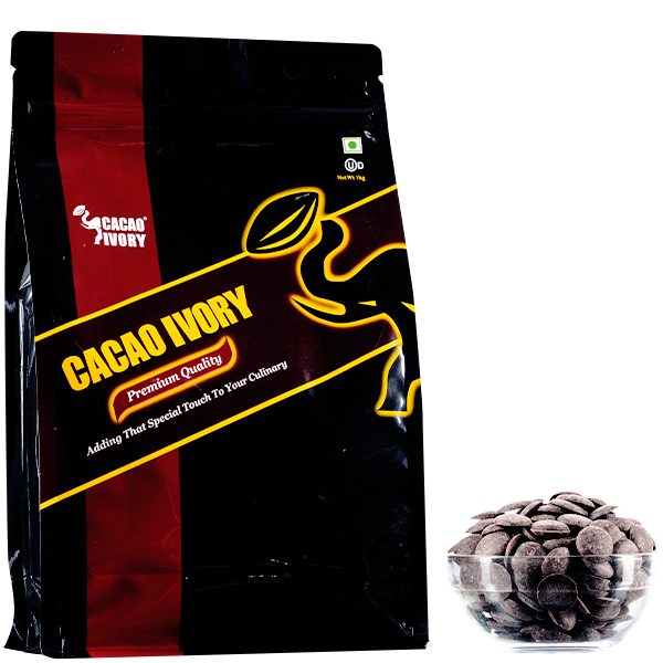 Cacao Ivory Dark 74% buttons 1kg