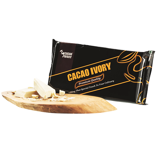 Cacao Ivory White Chocolate Compound Block 1kg