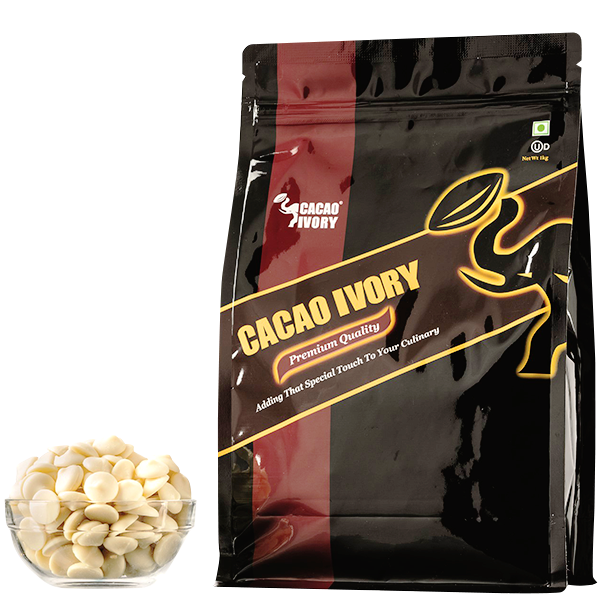 Cacao Ivory White Chocolate Compound Buttons 1kg